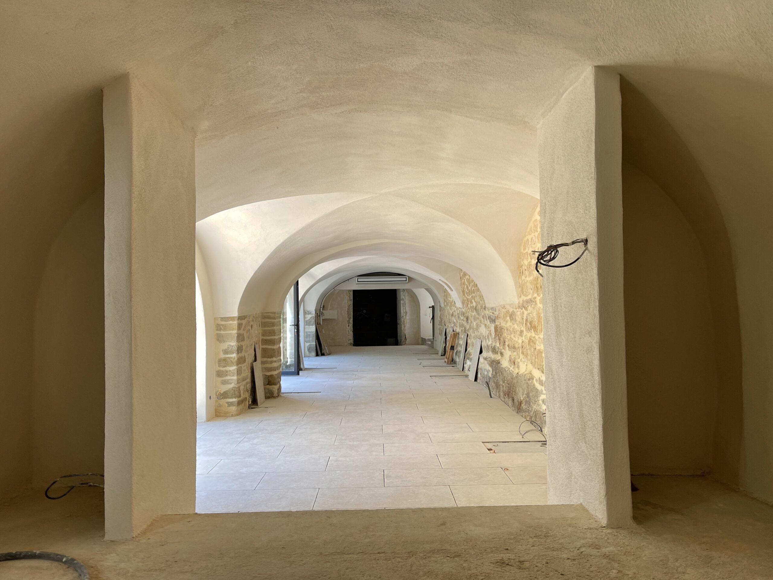 Enduit traditionnel au sable et à la chaux